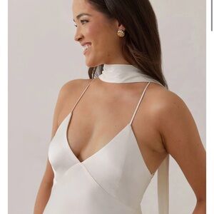 Park & Fifth Cream Scarf